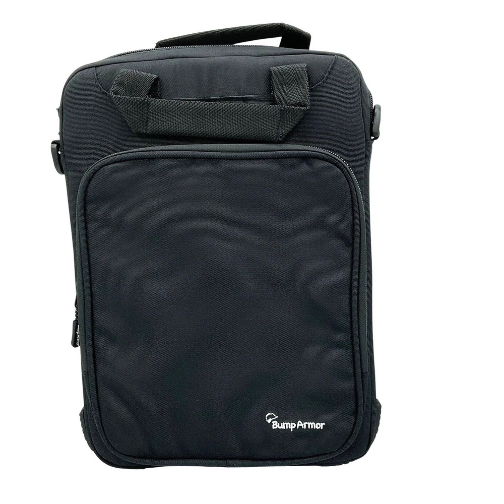 Bump Armor Tech Protection Black Tablet Messenger Bag Case 13" Lot Of 2